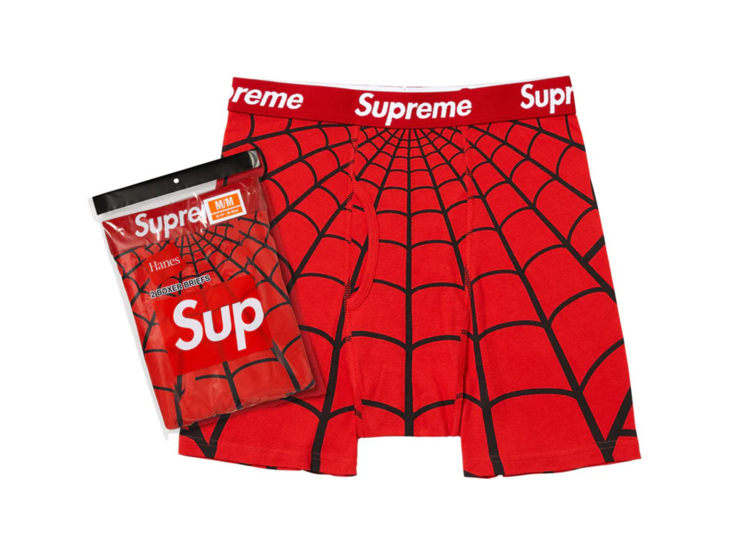 Supreme®/Hanes® Spider-Man Boxer Briefs (2 Pack) 'Red' – WAY-V